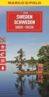 Mapa drogowa Szwecja 1:900 000 - okładka książki