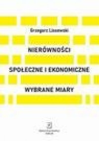 Nierówności społeczne i ekonomiczne. - okłakda ebooka