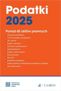 Podatki 2025 z aktualizacją online - okładka książki