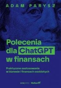 Polecenia dla ChatGPT w finansach - okładka książki