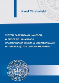 Systemy zarządzania jakością w - okłakda ebooka