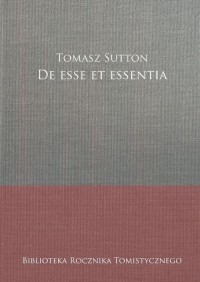 De esse et essentia - okłakda ebooka