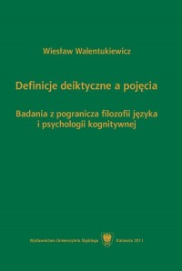 Definicje deiktyczne a pojęcia. - okłakda ebooka