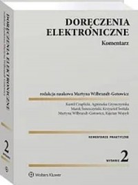 Doręczenia elektroniczne Komentarz - okładka książki