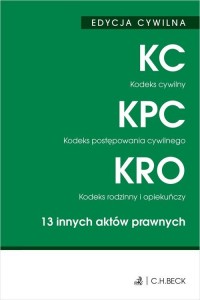 Edycja cywilna Kodeks cywilny Kodeks - okładka książki