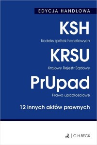 Edycja handlowa Kodeks spółek handlowych - okładka książki