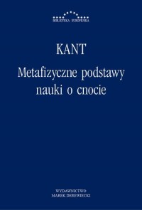 Metafizyczne podstawy nauki o cnocie - okłakda ebooka