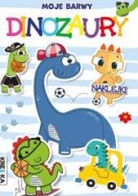 Moje barwy. Dinozaury - okładka książki