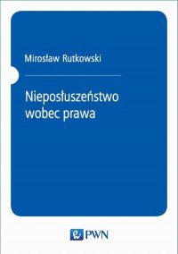 Nieposłuszeństwo wobec prawa - okłakda ebooka