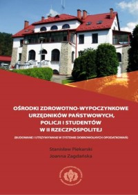 Ośrodki zdrowotno-wypoczynkowe - okłakda ebooka