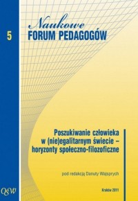 Poszukiwanie człowieka w (nie)egalitarnym - okłakda ebooka