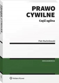 Prawo cywilne Część ogólna - okładka książki