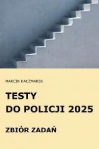 Testy do Policji 2025. Zbiór zadań - okładka książki