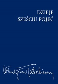 Dzieje sześciu pojęć - okłakda ebooka