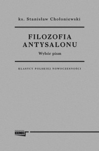 Filozofia antysalonu - okłakda ebooka