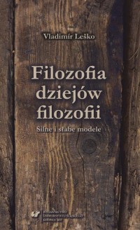 Filozofia dziejów filozofii. Silne - okłakda ebooka