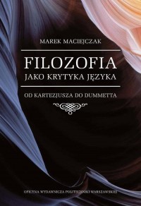 Filozofia jako krytyka języka. - okłakda ebooka