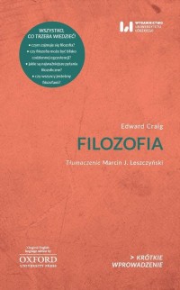 Filozofia. Krótkie Wprowadzenie - okłakda ebooka