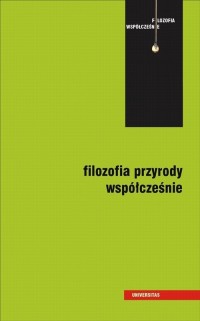 Filozofia przyrody współcześnie - okłakda ebooka