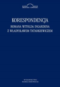 Korespondencja Romana Witolda Ingardena - okłakda ebooka