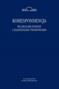 Korespondencja Władysława Weryhy - okłakda ebooka