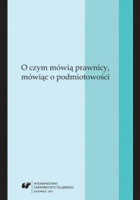 O czym mówią prawnicy, mówiąc o - okłakda ebooka