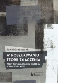 W poszukiwaniu teorii znaczenia. - okłakda ebooka