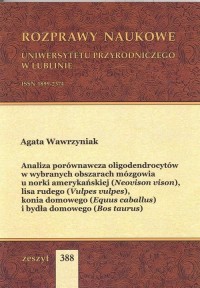 Analiza porównawcza oligodendrocytów - okłakda ebooka