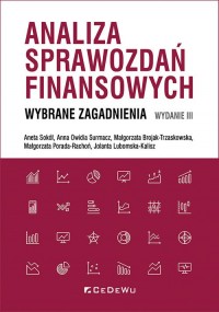 Analiza sprawozdań finansowych. - okładka książki