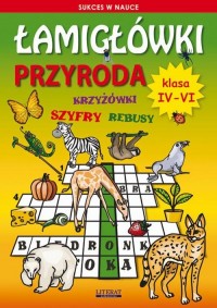 Łamigłówki Przyroda. Klasa 4-6. - okłakda ebooka