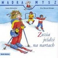 Mądra Mysz. Zuzia jeździ na nartach - okładka książki