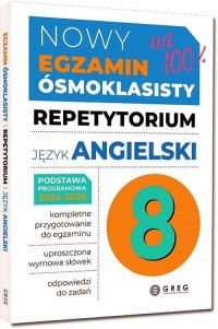 Nowy egzamin ósmoklasisty Repetytorium - okładka podręcznika