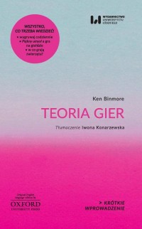 Teoria gier. Krótkie Wprowadzenie - okłakda ebooka