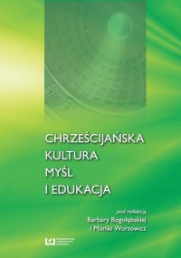 Chrześcijańska kultura myśl i edukacja - okłakda ebooka