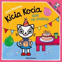 Kicia Kocia idzie na urodziny - okładka książki