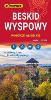 Mapa turystyczna - Beskid Wyspowy - okładka książki