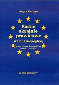 Partie skrajnie prawicowe w Unii - okładka książki