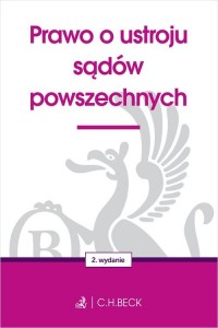 Prawo o ustroju sądów powszechnych - okładka książki