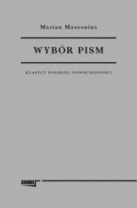 Wybór pism - okładka książki