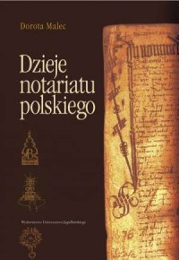 Dzieje notariatu polskiego - okładka książki