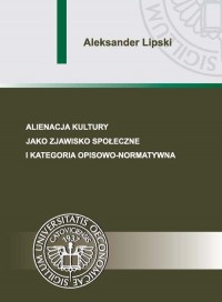 Alienacja kultury jako zjawisko - okłakda ebooka