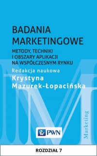 Badania marketingowe. Rozdział - okłakda ebooka