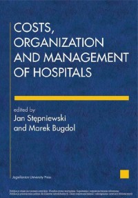 Costs, Organization and Management - okłakda ebooka