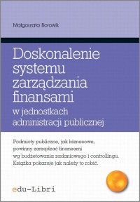 Doskonalenie systemu zarządzania - okłakda ebooka