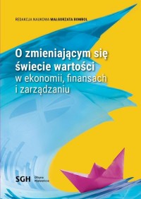 O Zmieniającym się świecie wartości - okłakda ebooka