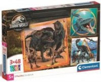 Puzzle 3x48 Super Kolor Jurassic - zdjęcie zabawki, gry