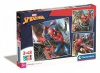 Puzzle 3x48 Super Kolor Spider-Man - zdjęcie zabawki, gry