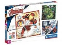 Puzzle 3x48 Super Kolor The Avengers - zdjęcie zabawki, gry