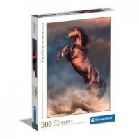 Puzzle 500 HQ Wild Red Stallion - zdjęcie zabawki, gry