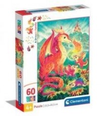 Puzzle 60 Super Kolor A Dragon - zdjęcie zabawki, gry